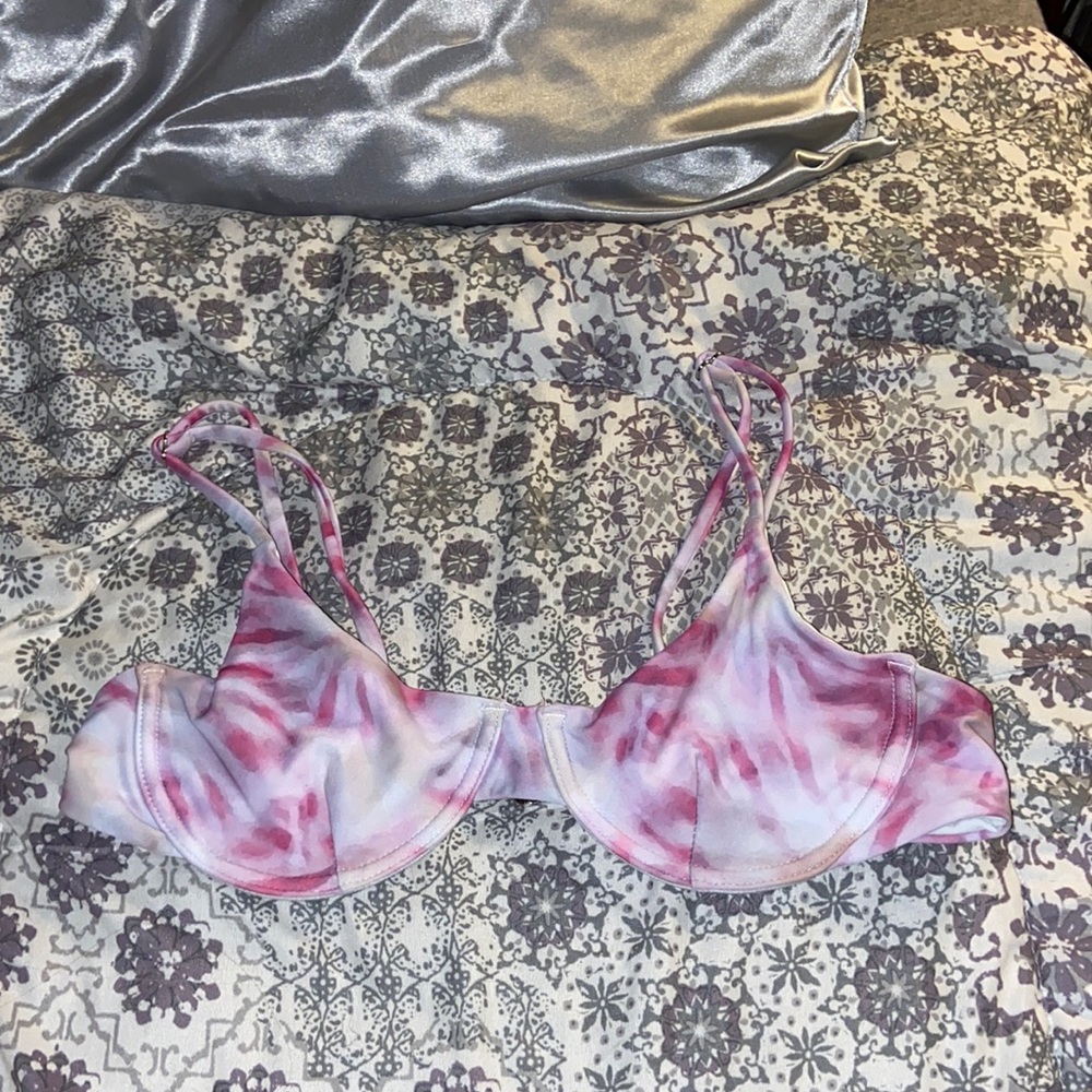 Tie dye bathing suit
